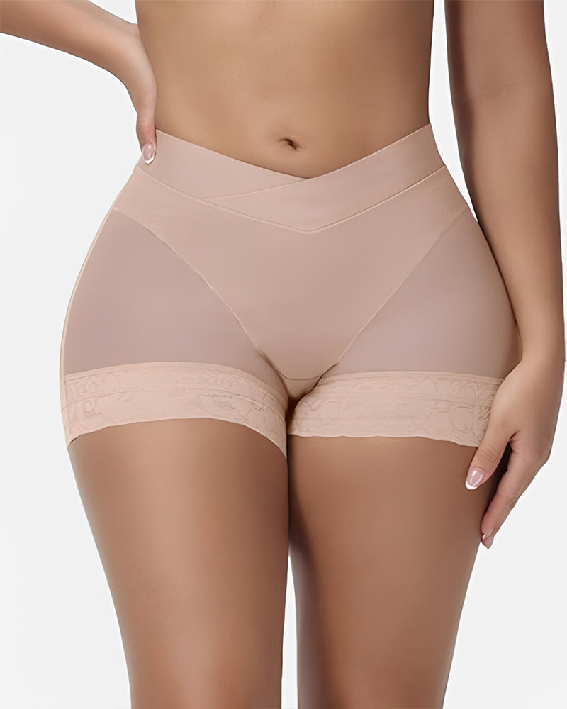 Shapewear Shorts Butt Lifting Panties Tummy Control V Crossover