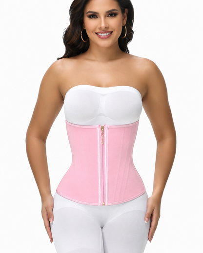 Zip & Breasted Waist Trainer Tummy Control Corset