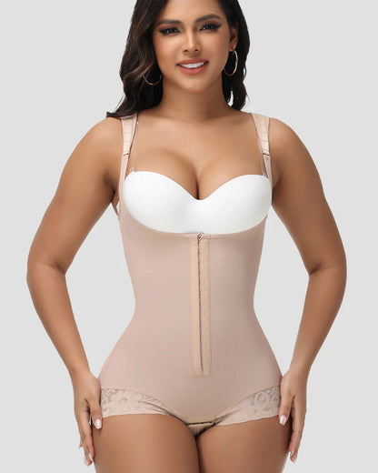 Shapshe® Fajas Open Bust Double Layer Waist Trainer Body Shaper