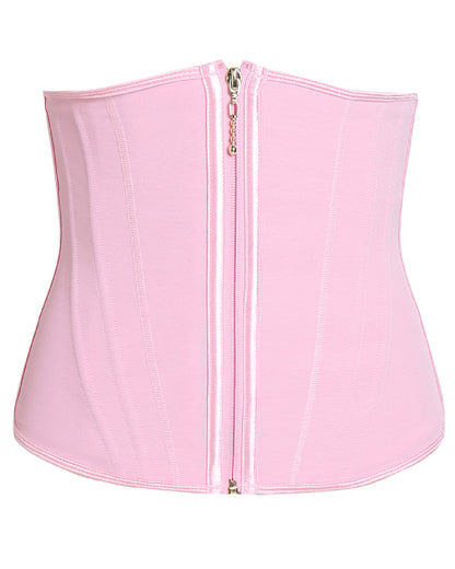 Zip & Breasted Waist Trainer Tummy Control Corset