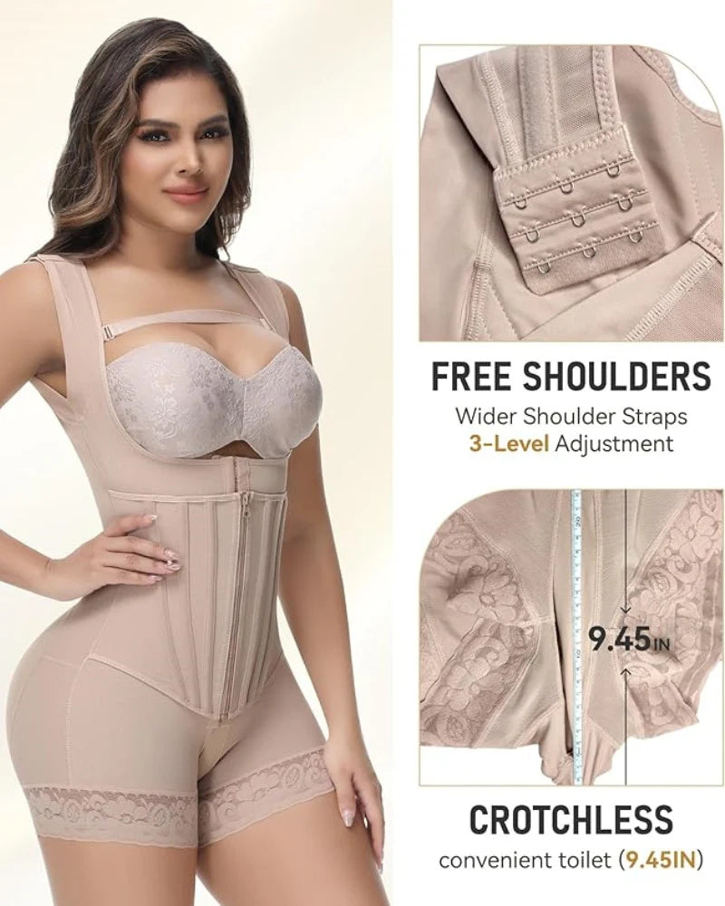Shapshe® 9 Steel Bone Fajas Tummy Control Shapewear