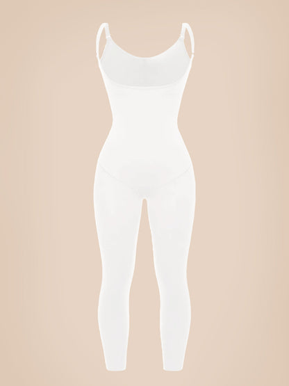 Seamless Slimming Open Bust Full Body Shapewear Jumpsuit Bodyshaper
