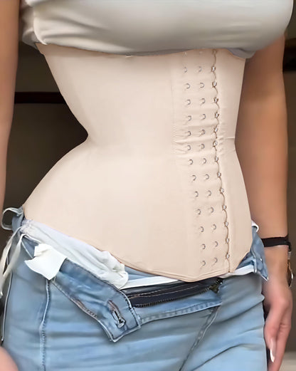 Fajas Colombianas Steel Bone Abdominal Compression Waist Trainer