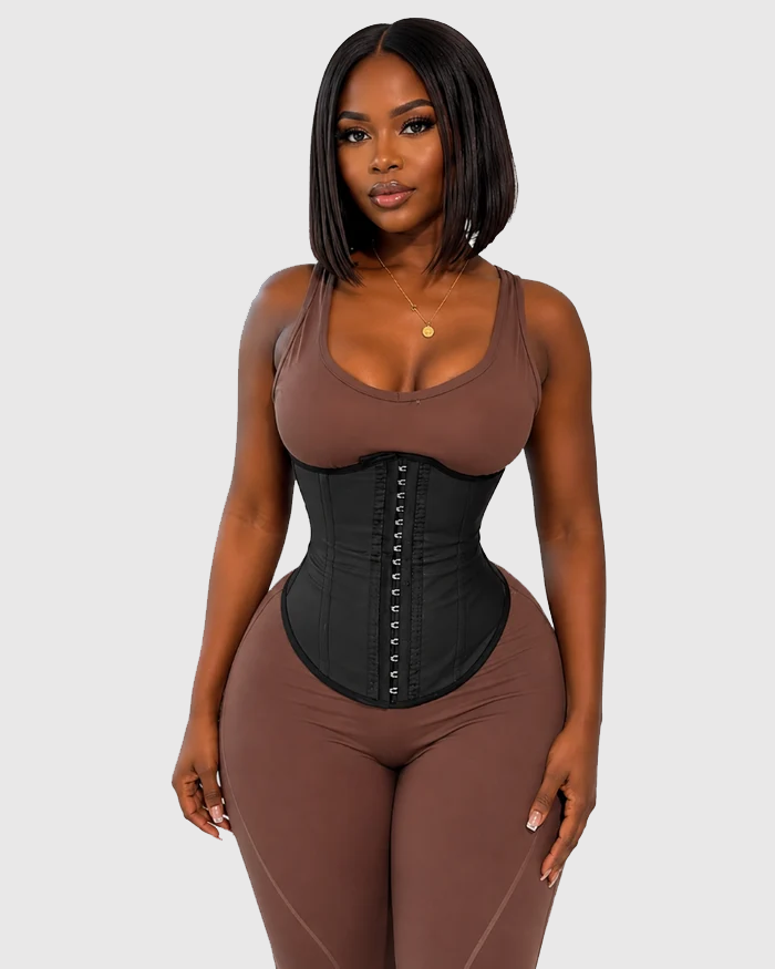 Waist Trainer Faux Leather Slimming Belt