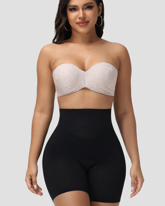 Shapshe® High Waist Mesh Cross Tummy Control Shaping Shorts
