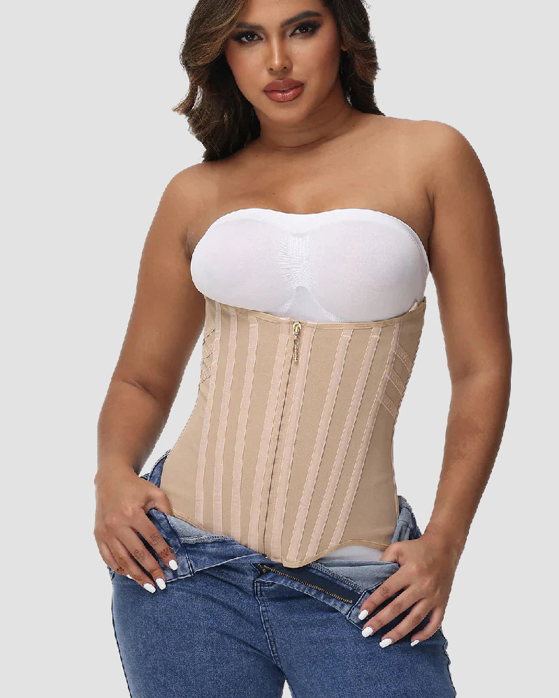 Shapshe® High Compression Curved Boned Waist Trainer