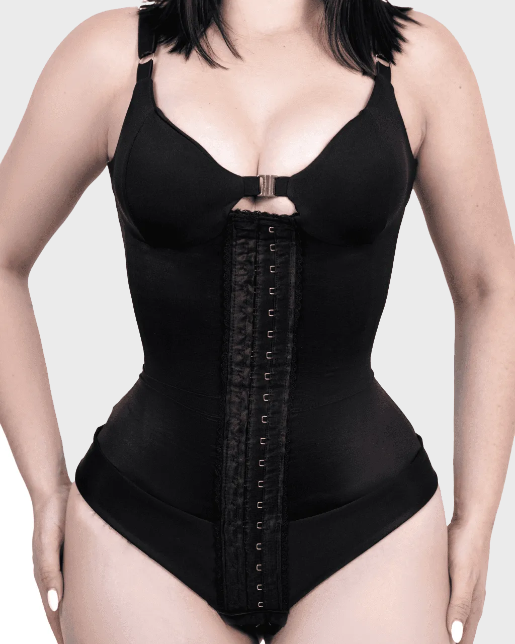 Fajas Colombianas Hourglass Steel Boned Thong Bodysuit Shapewear