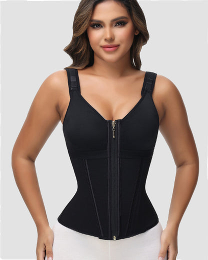 Shapshe® Fajas Colombianas Waist Trainer with Built-in Bra
