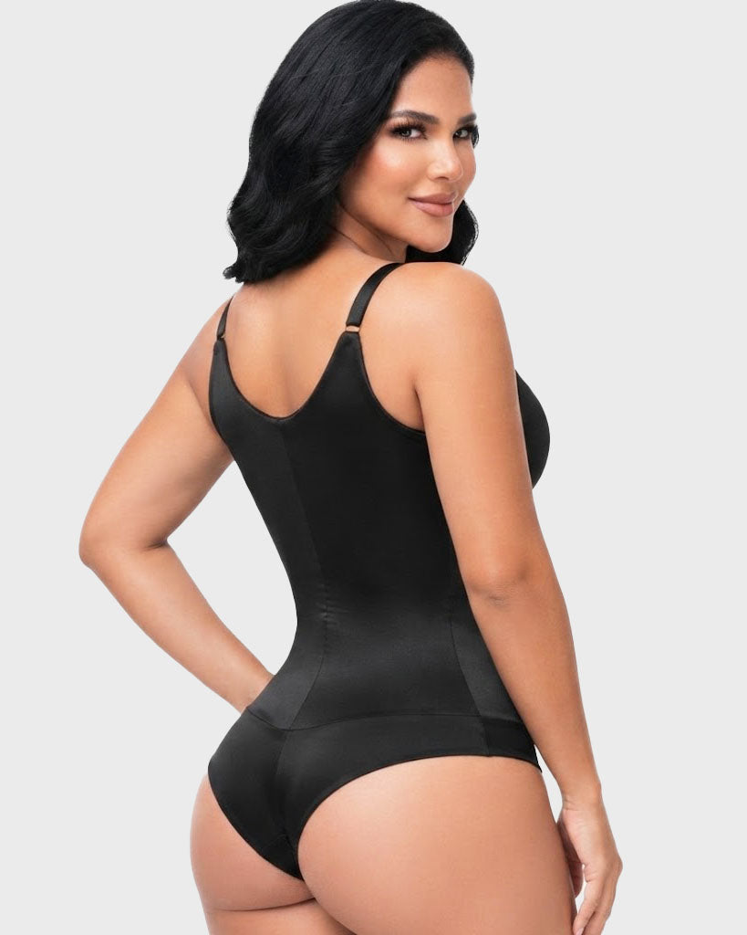 Fajas Colombianas Hourglass Steel Boned Thong Bodysuit Shapewear