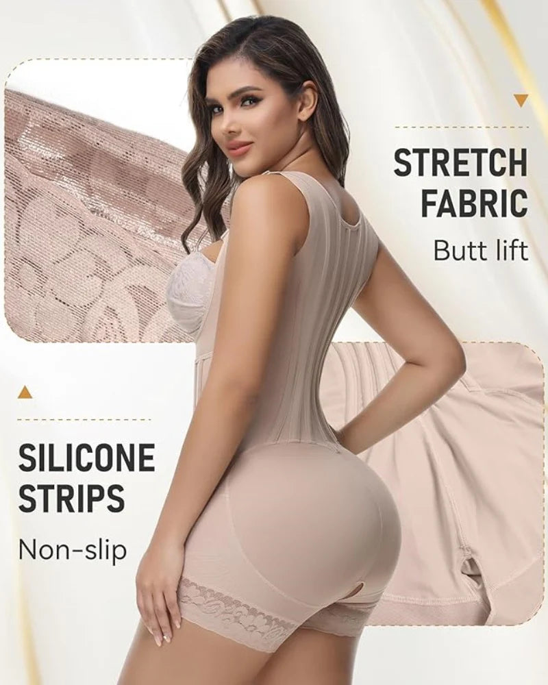 Shapshe® 9 Steel Bone Fajas Tummy Control Shapewear
