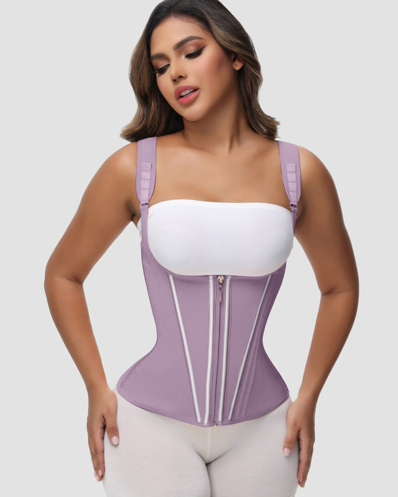 Shapshe® Fajas Steel Boned Tummy Control Waist Trainer